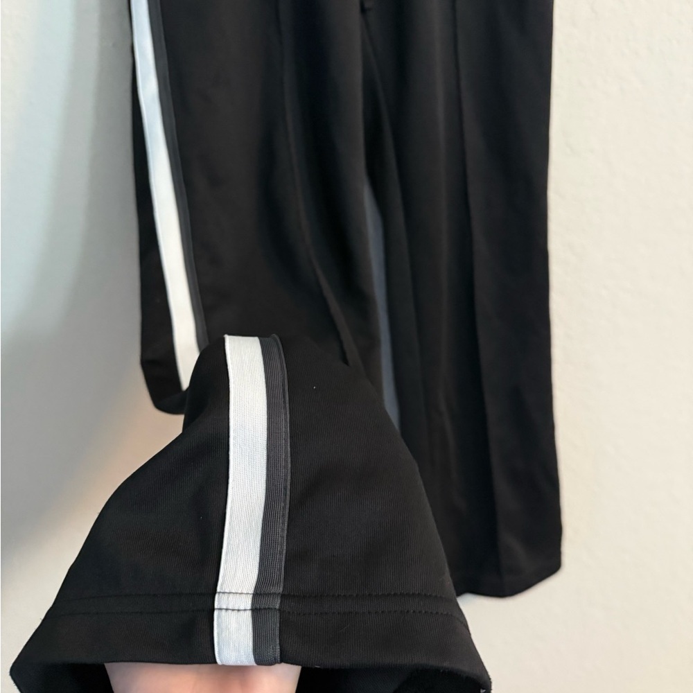Vintage Nike Black and White Striped Orange Tag Track Pants Athletic Dept - Picture 5 of 6